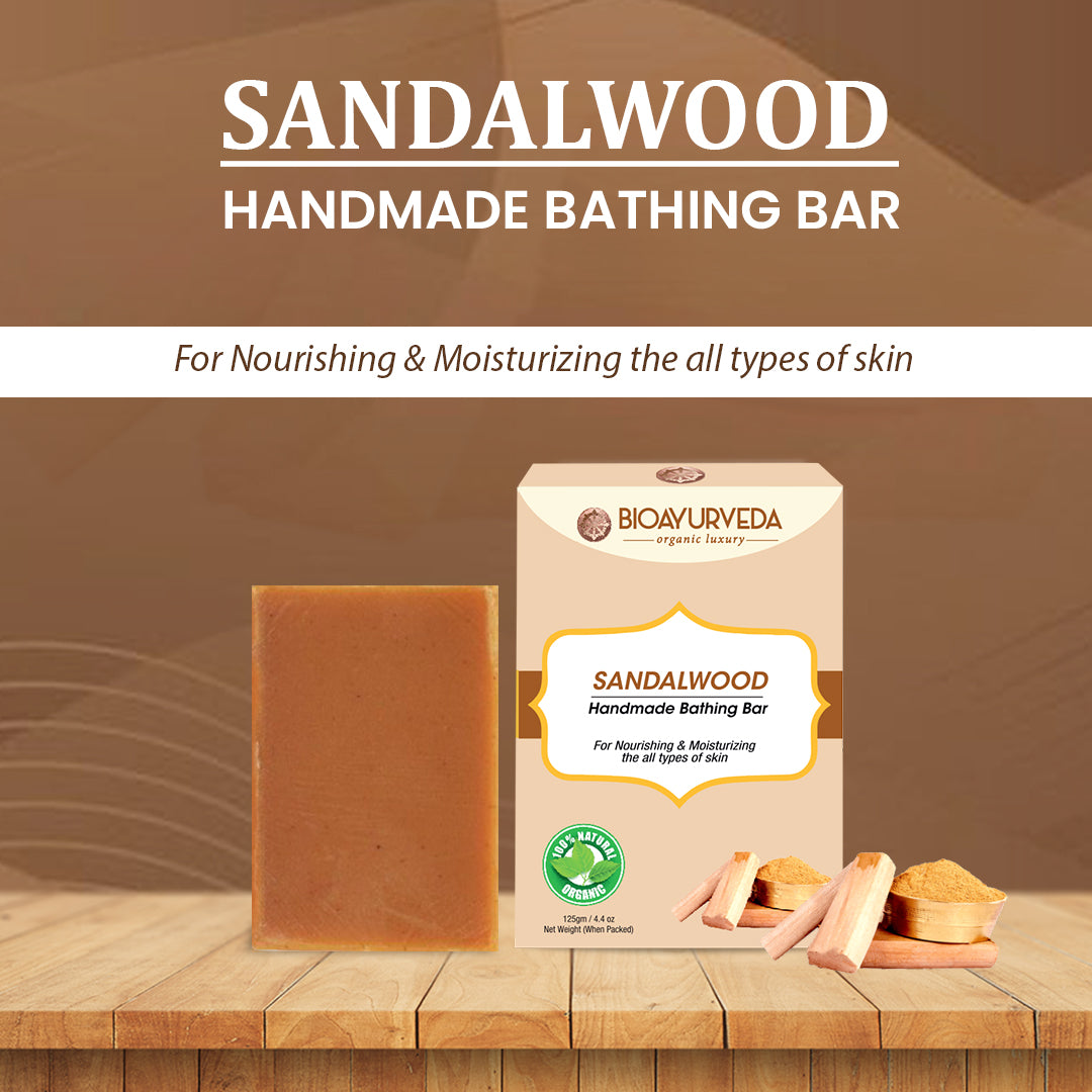Sandalwood (Chandan) Bathing Soap 125 GM- PACK OF 4