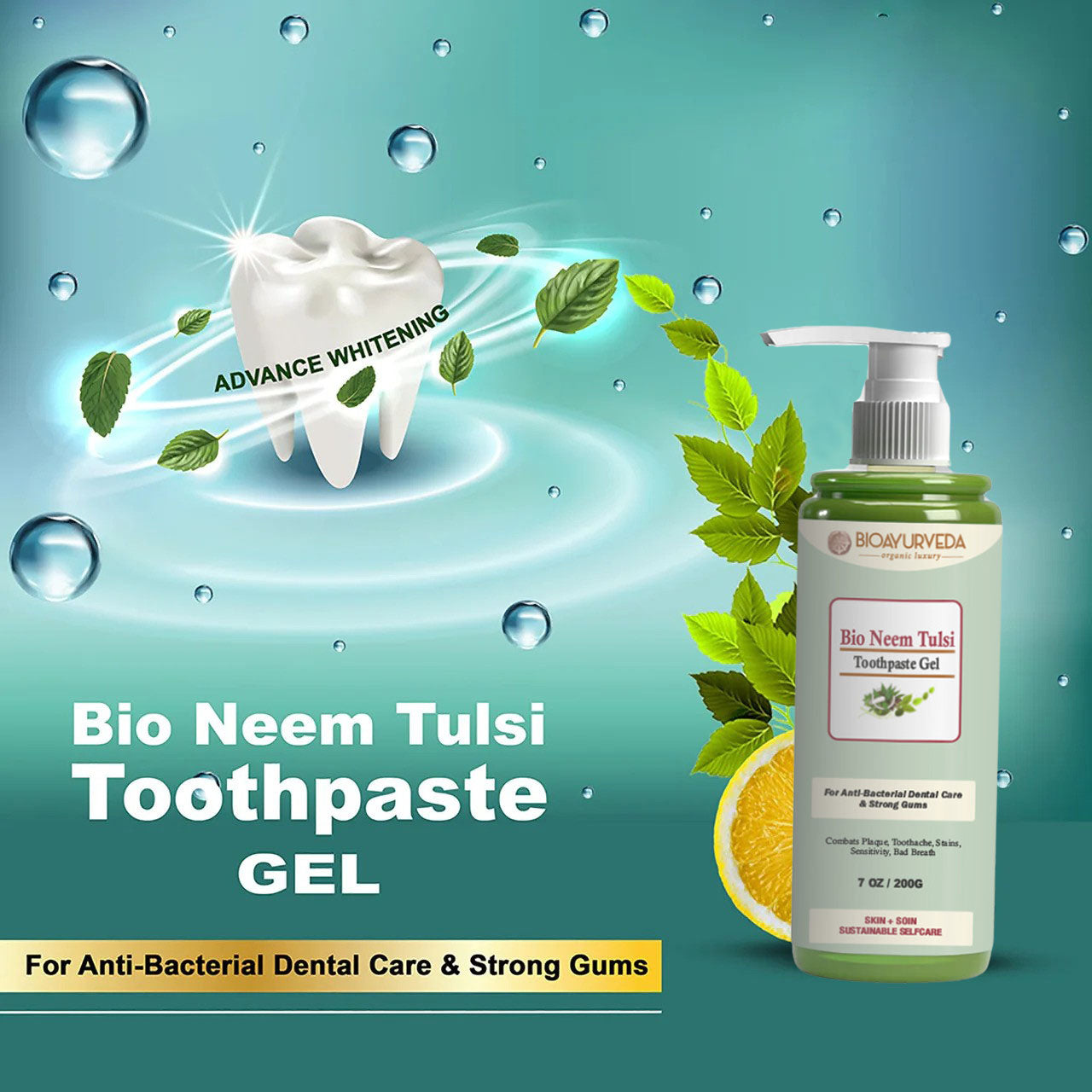 BIO NEEM TULSI TOOTHPASTE GEL