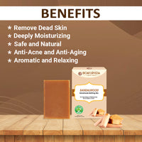 Thumbnail for Sandalwood (Chandan) Bathing Soap 125 GM- PACK OF 4
