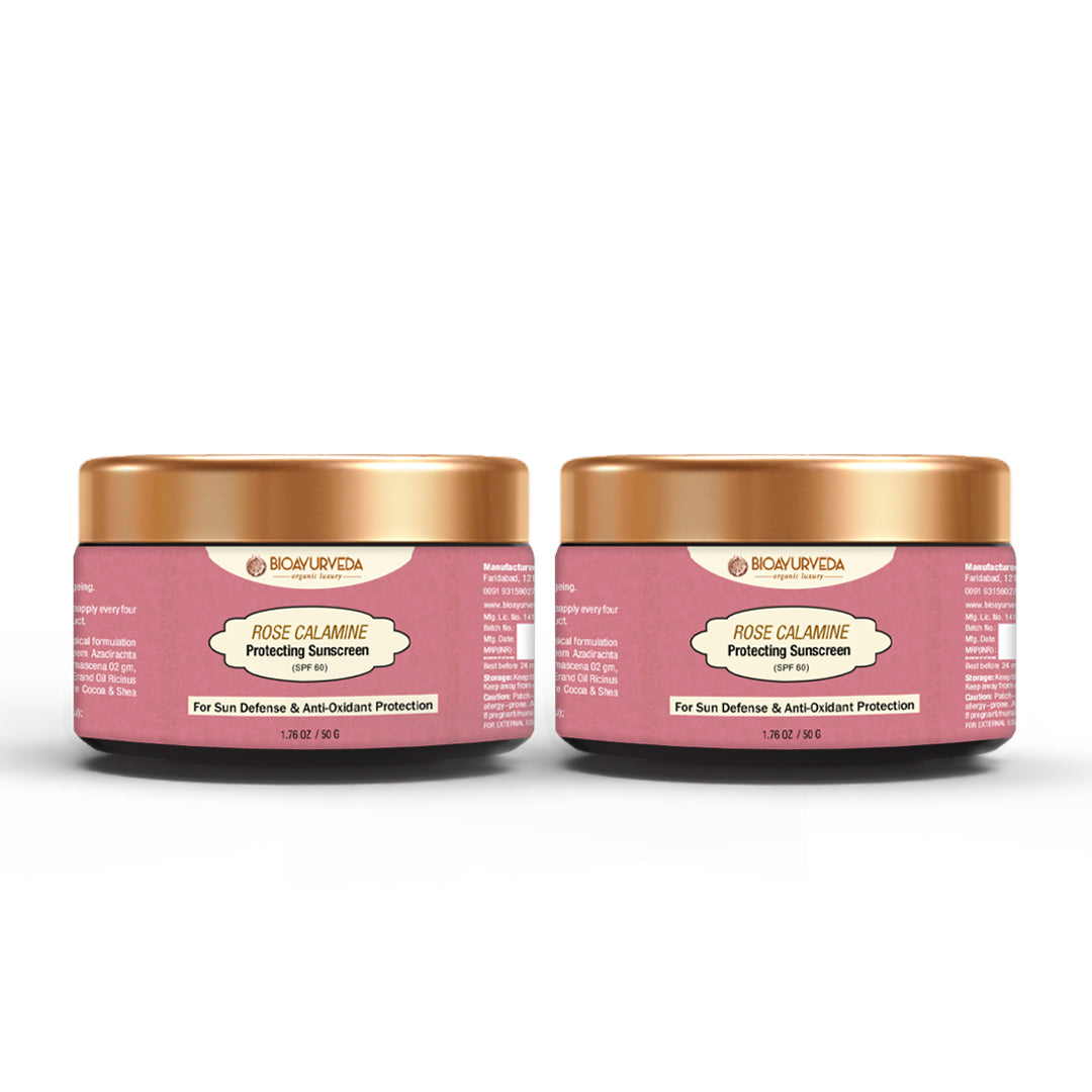 Rose Calamine Sun Protective Face Crème (Spf 60)