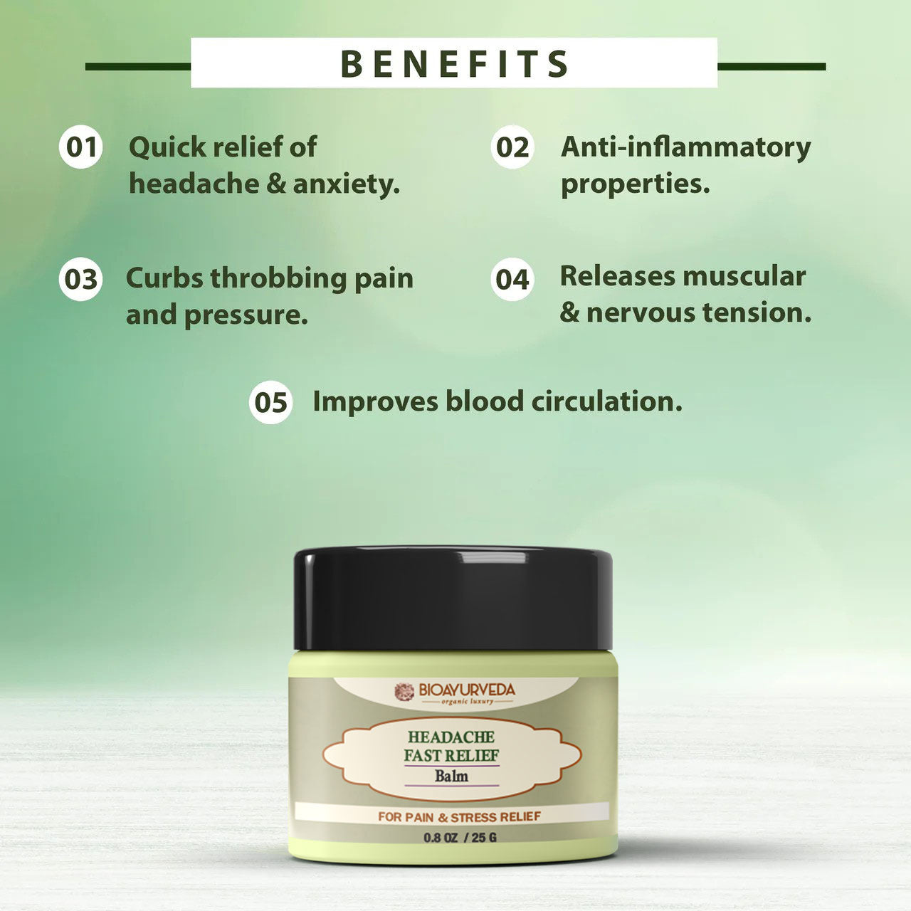 Headache Fast Relief Balm