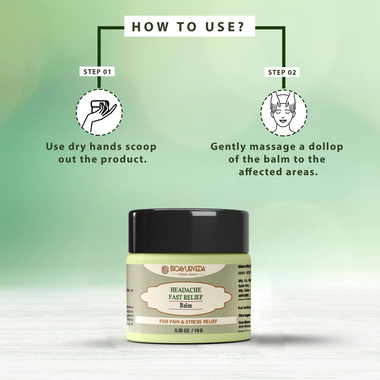 Headache Fast Relief Balm