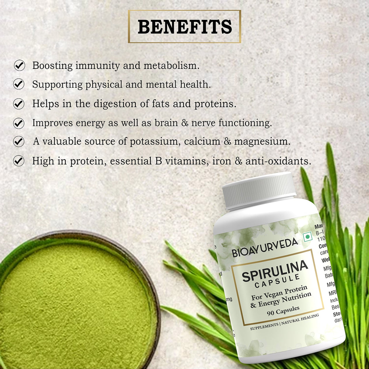 Benefits Of Spirulina Capsule