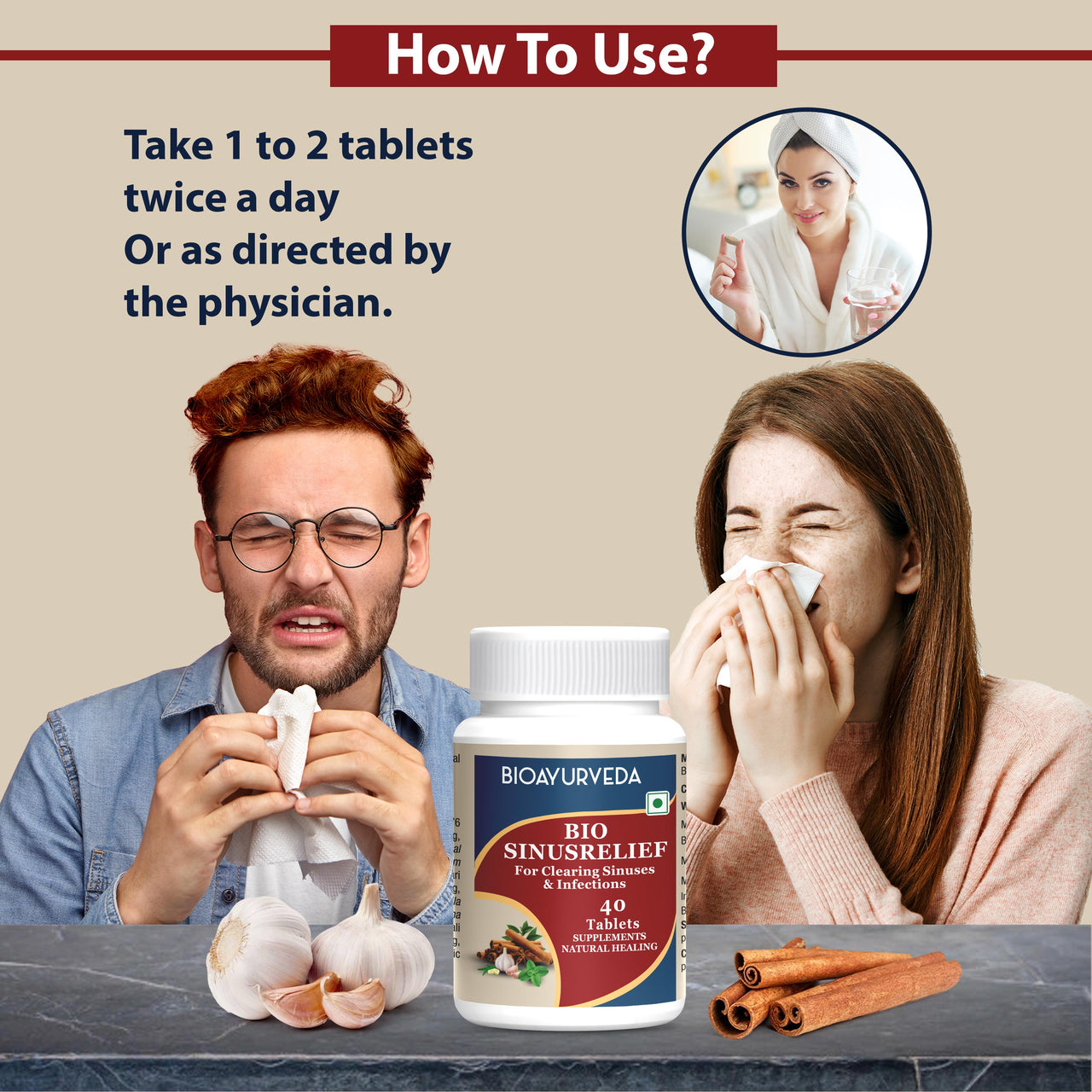 How to use Bio Sinusrelief Tablet