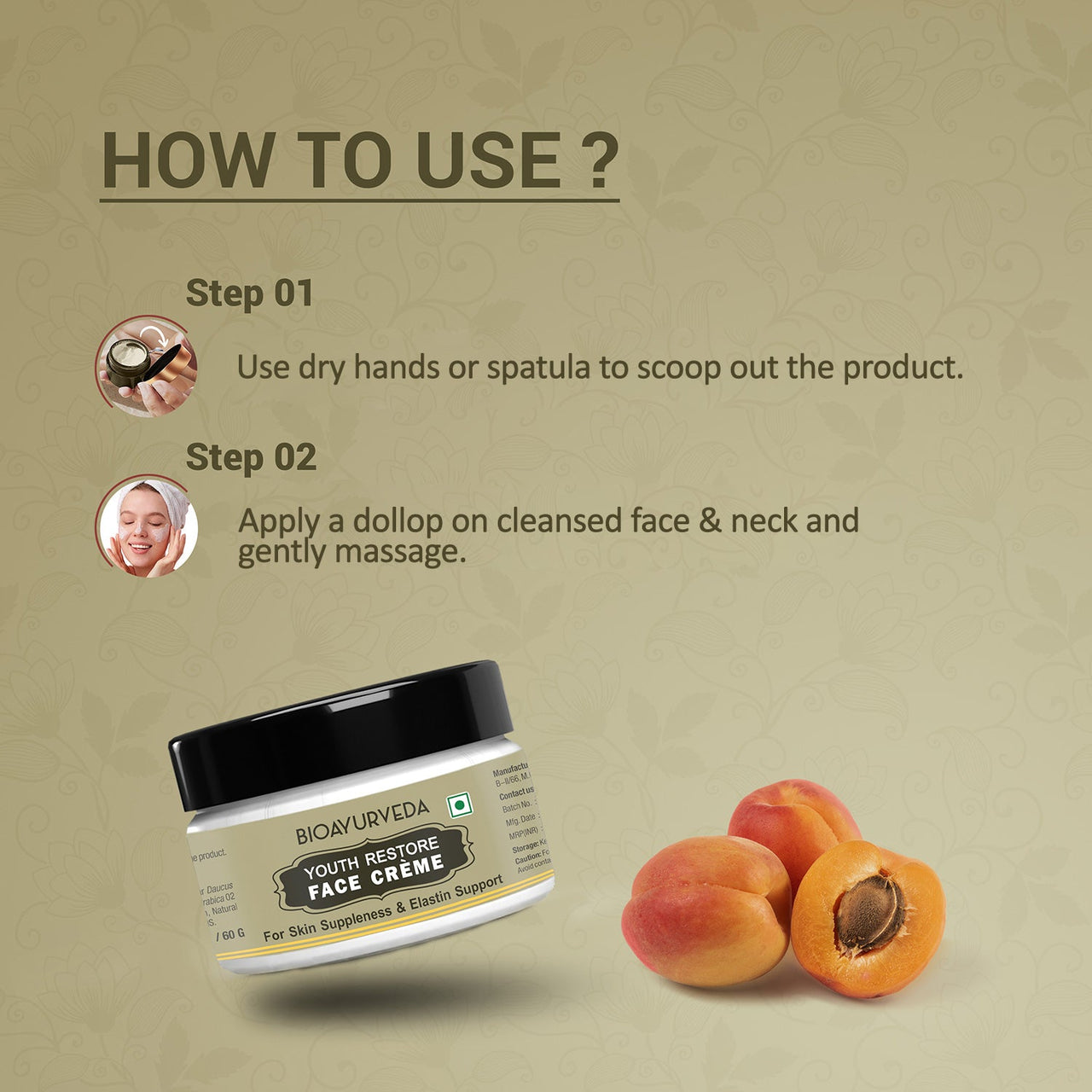 How to use Restore Face Cream 60gm