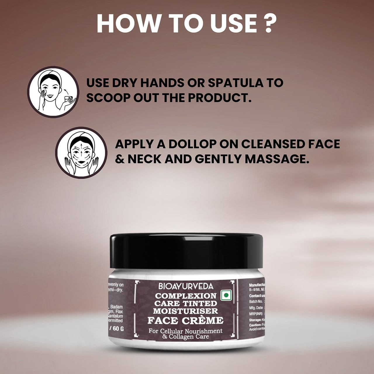 How to use Moisturiser Face Cream 60gm