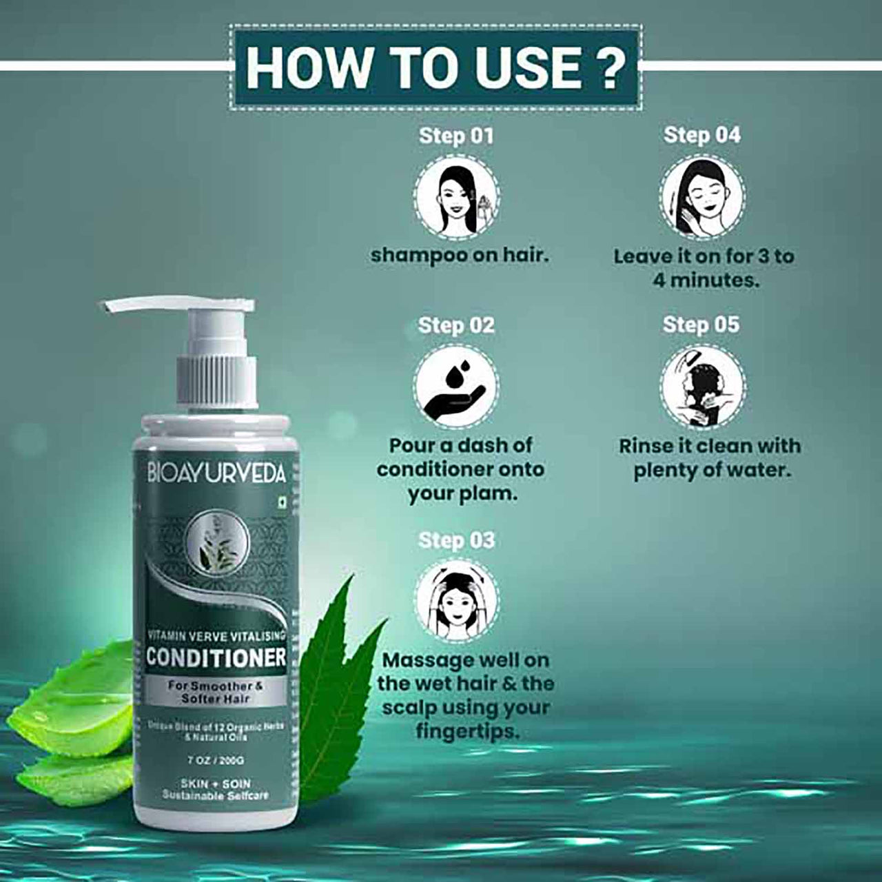 How to use Smoother and Shofter Hair Conditioner