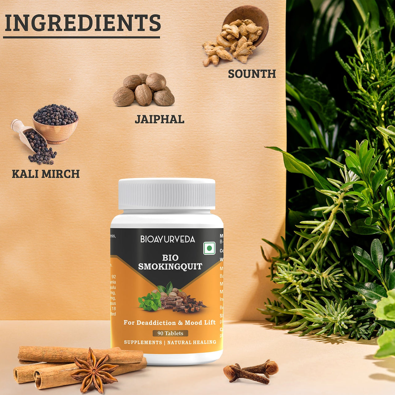 Ingredients Of  SmokingQuit Tablet
