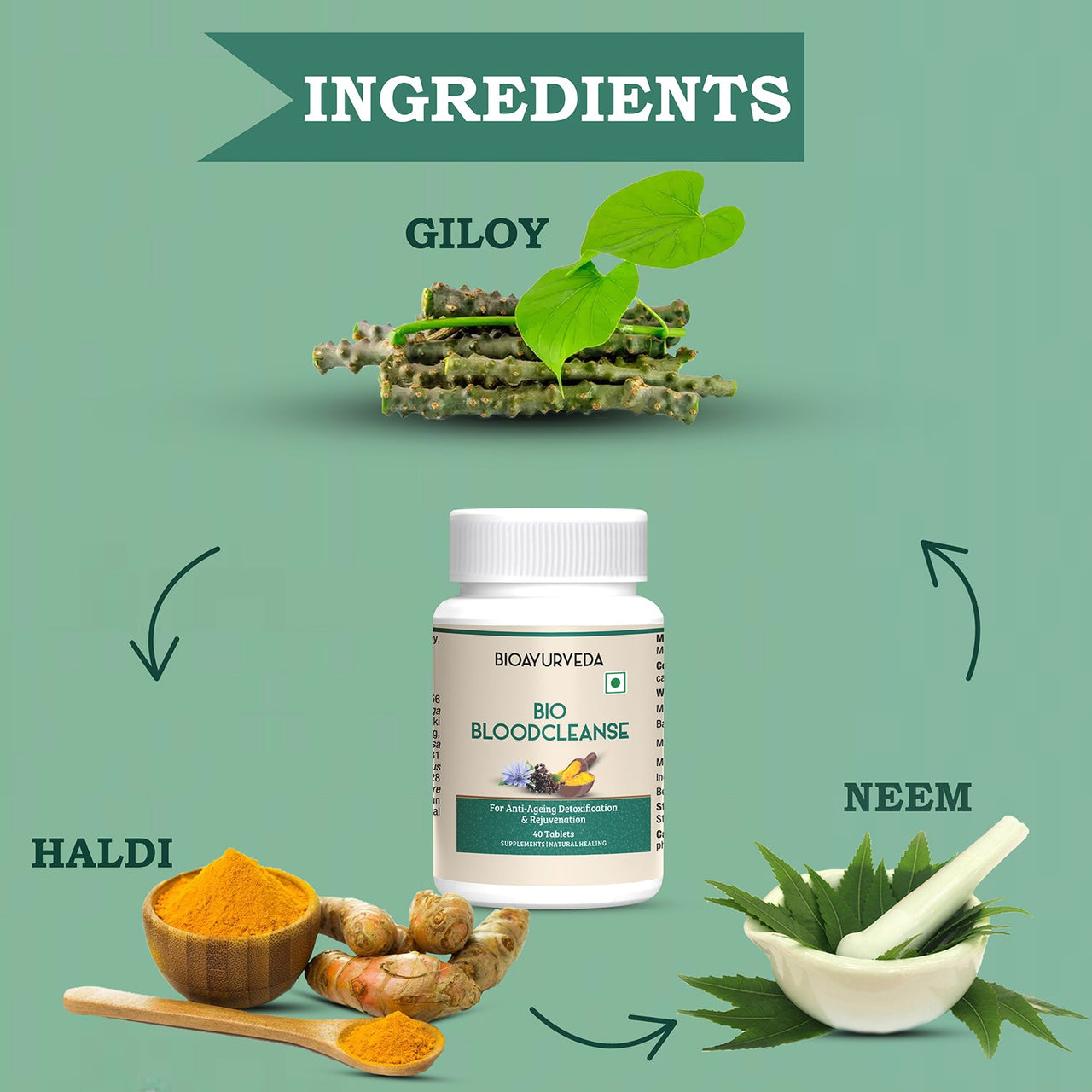 Bio Bloodcleanse Tablet Ingredients