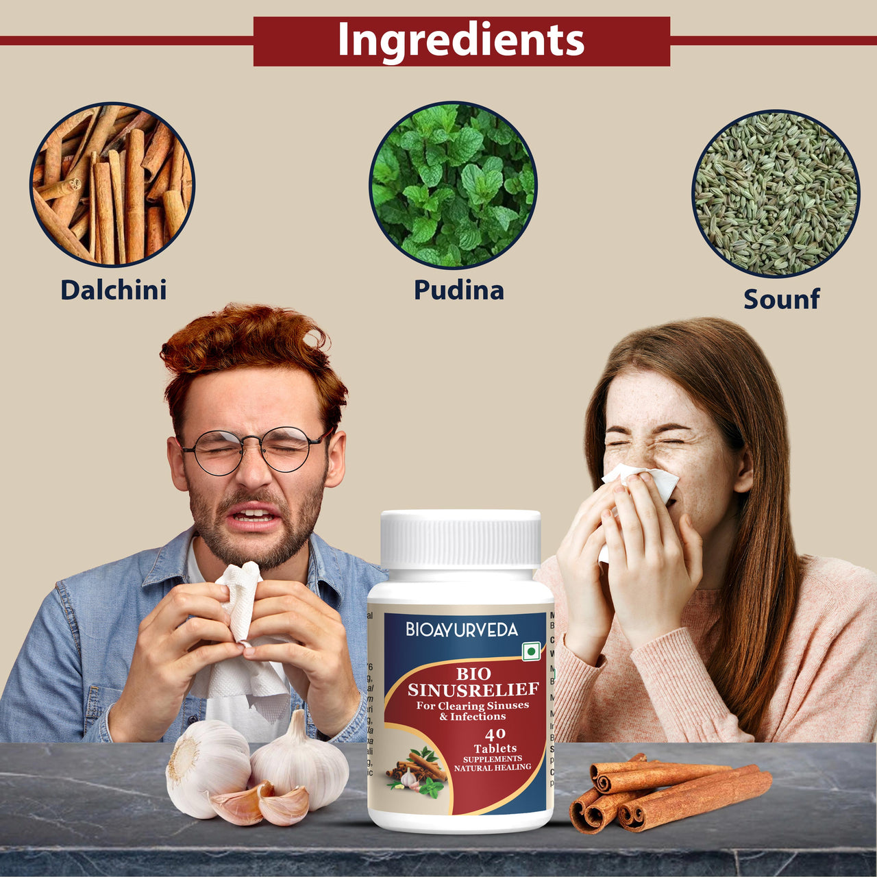 Ingredients Bio Sinusrelief Tablet