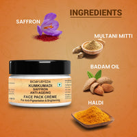 Thumbnail for Kumkumadi Anti-Ageing Face Pack 60gm Cream Ingredients
