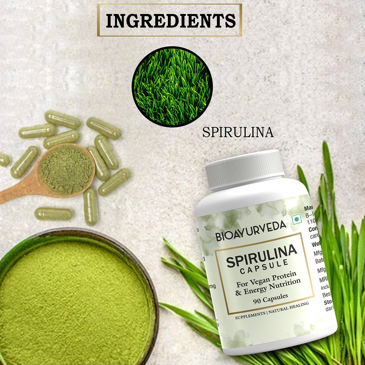 Ingredients Of Spirulina Capsule