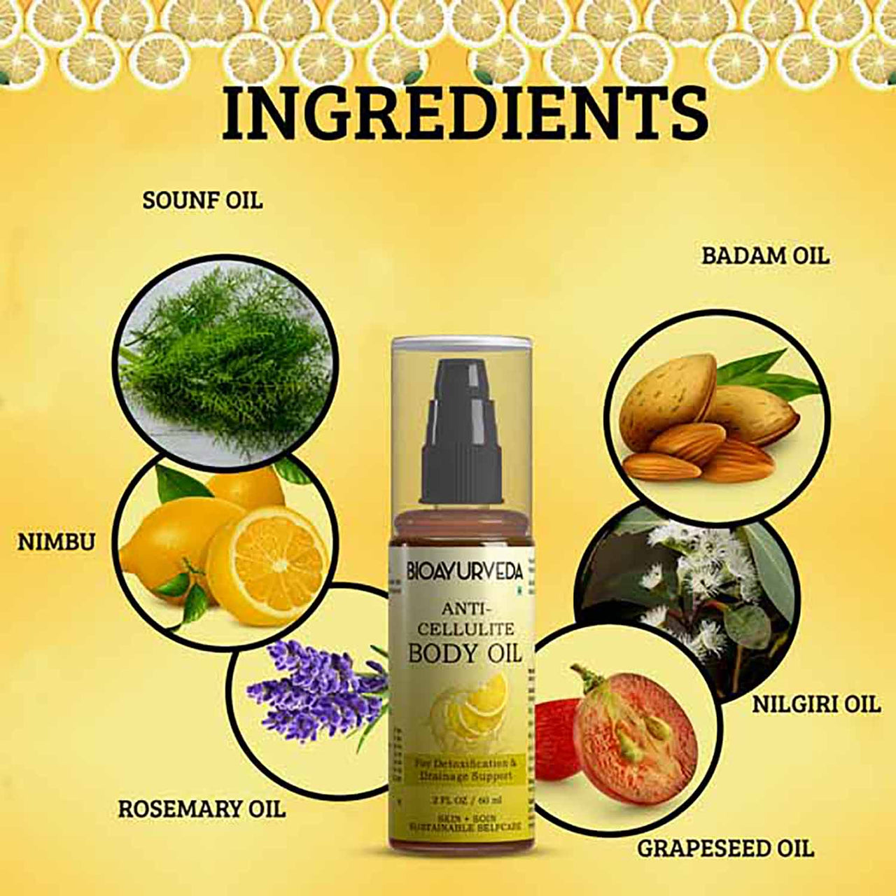 Anti-Cellulite Body Oil Ingredients