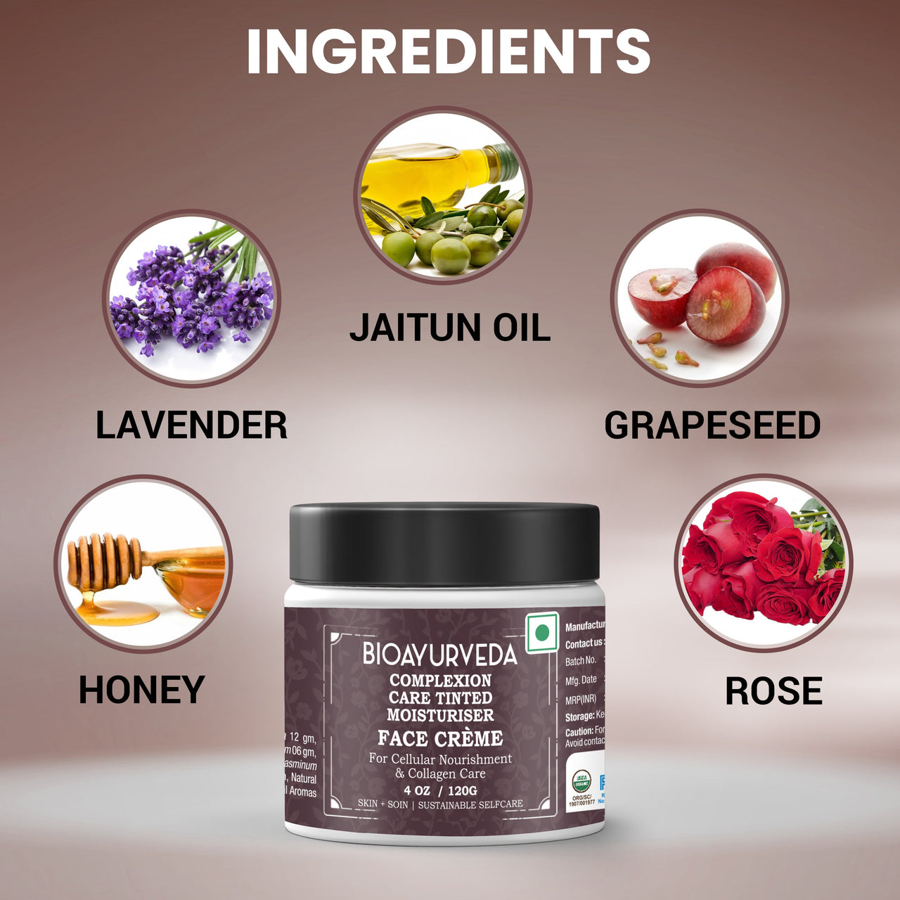 Ingredients Complexion Care Tinted Moisturiser Face Cream
