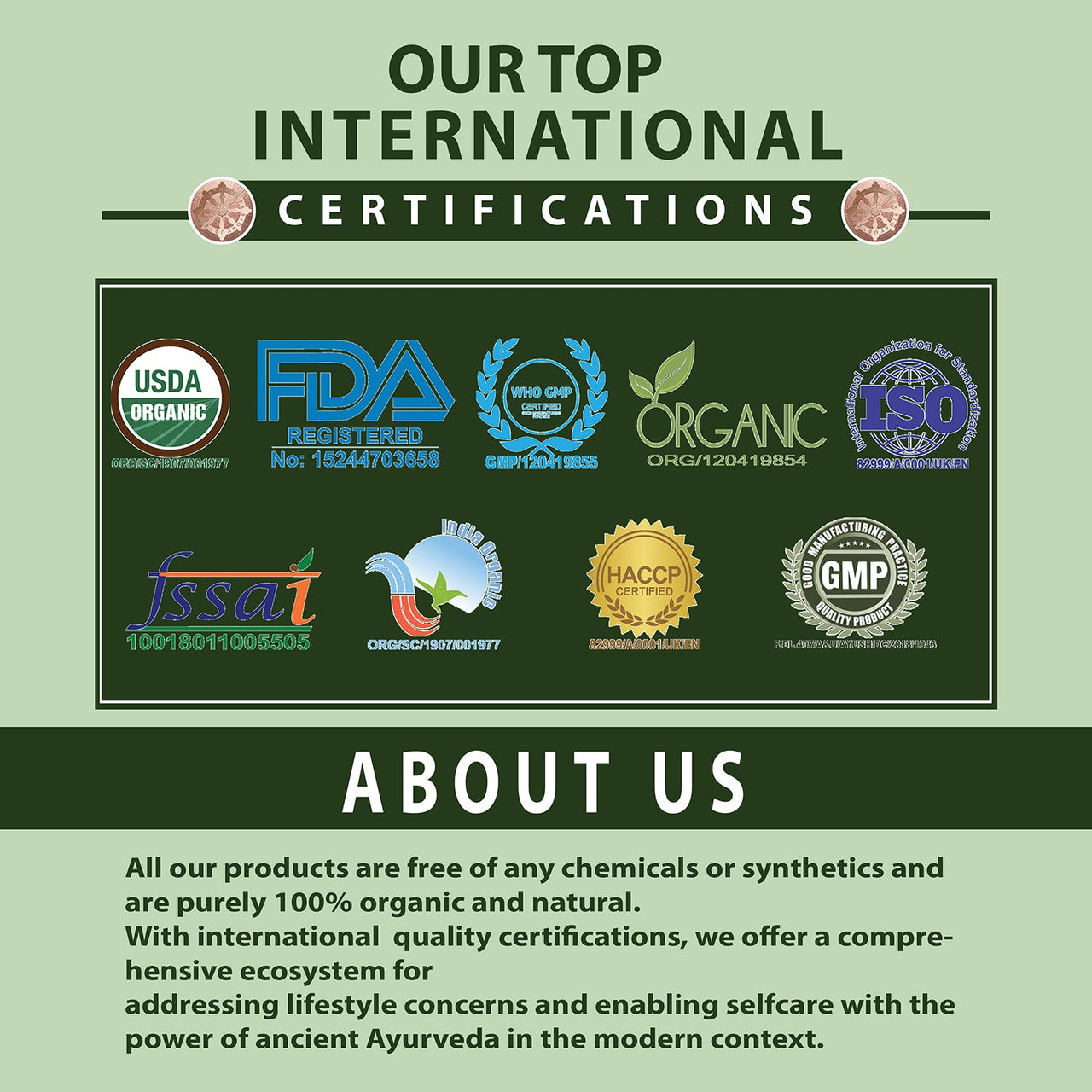 Bio Kidneycare Tablet Certifications