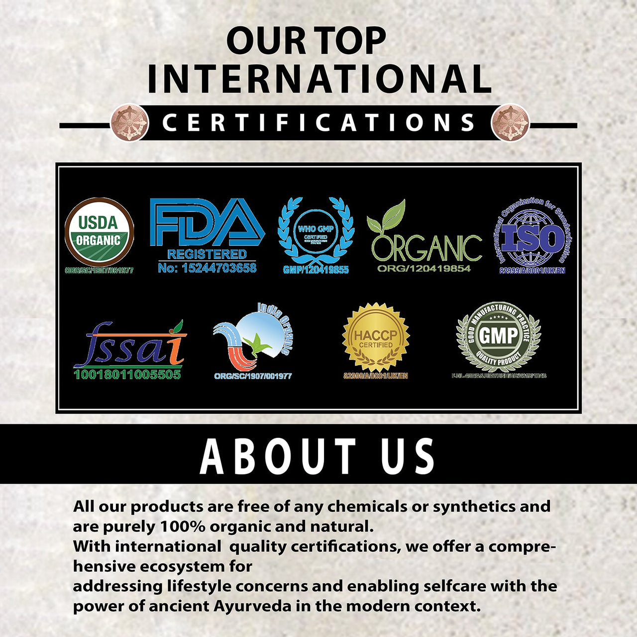 Certifications Of Spirulina Capsule
