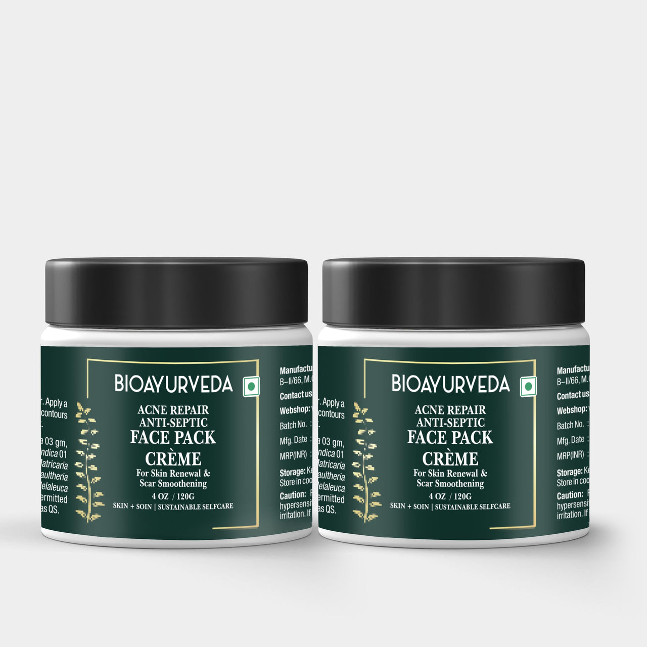 Anti Septic Face Pack Cream Combo