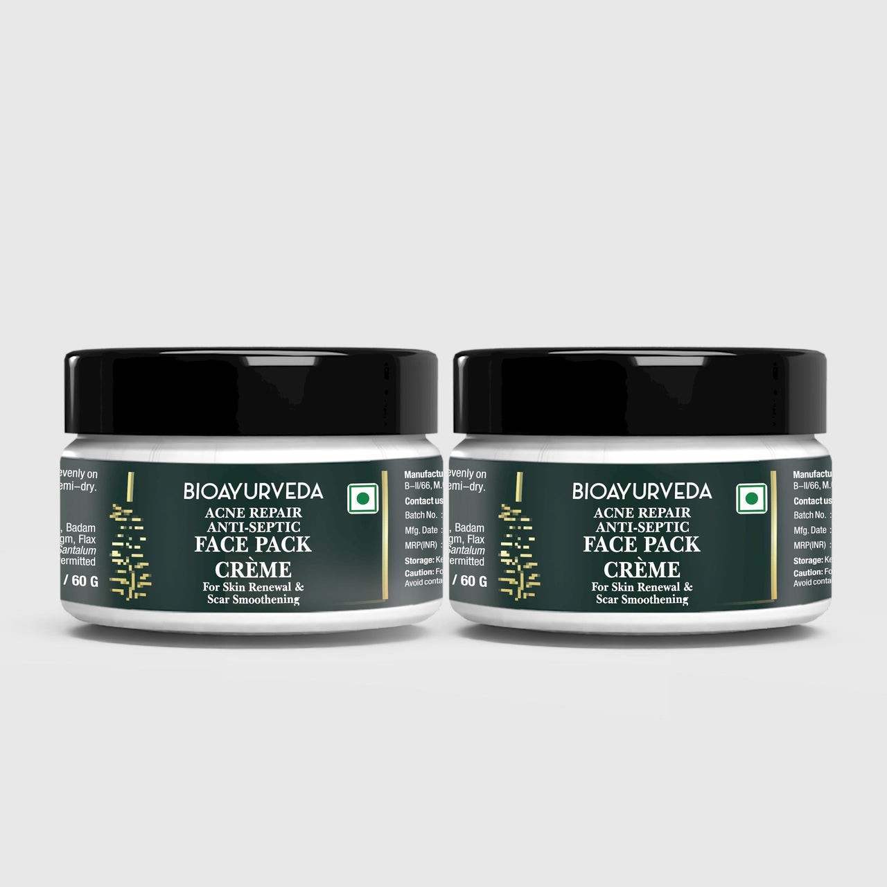 Acne Repair Anti Septic Face Pack Cream Combo