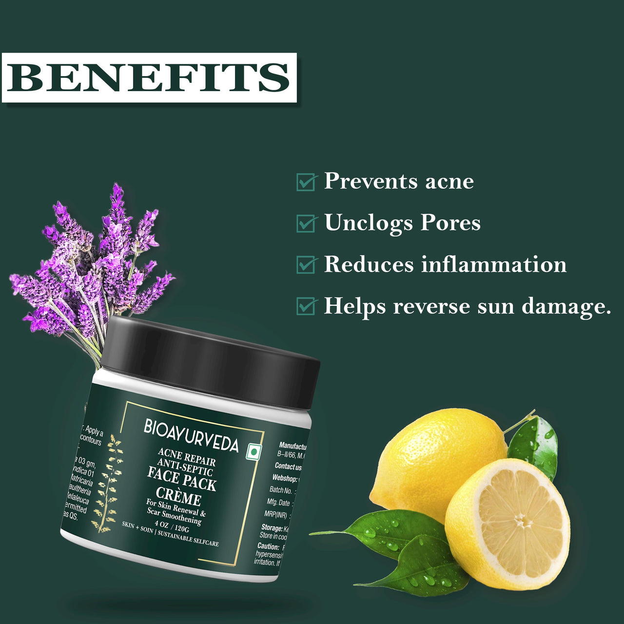 Benefits Of Anti Septic Face Pack Cream