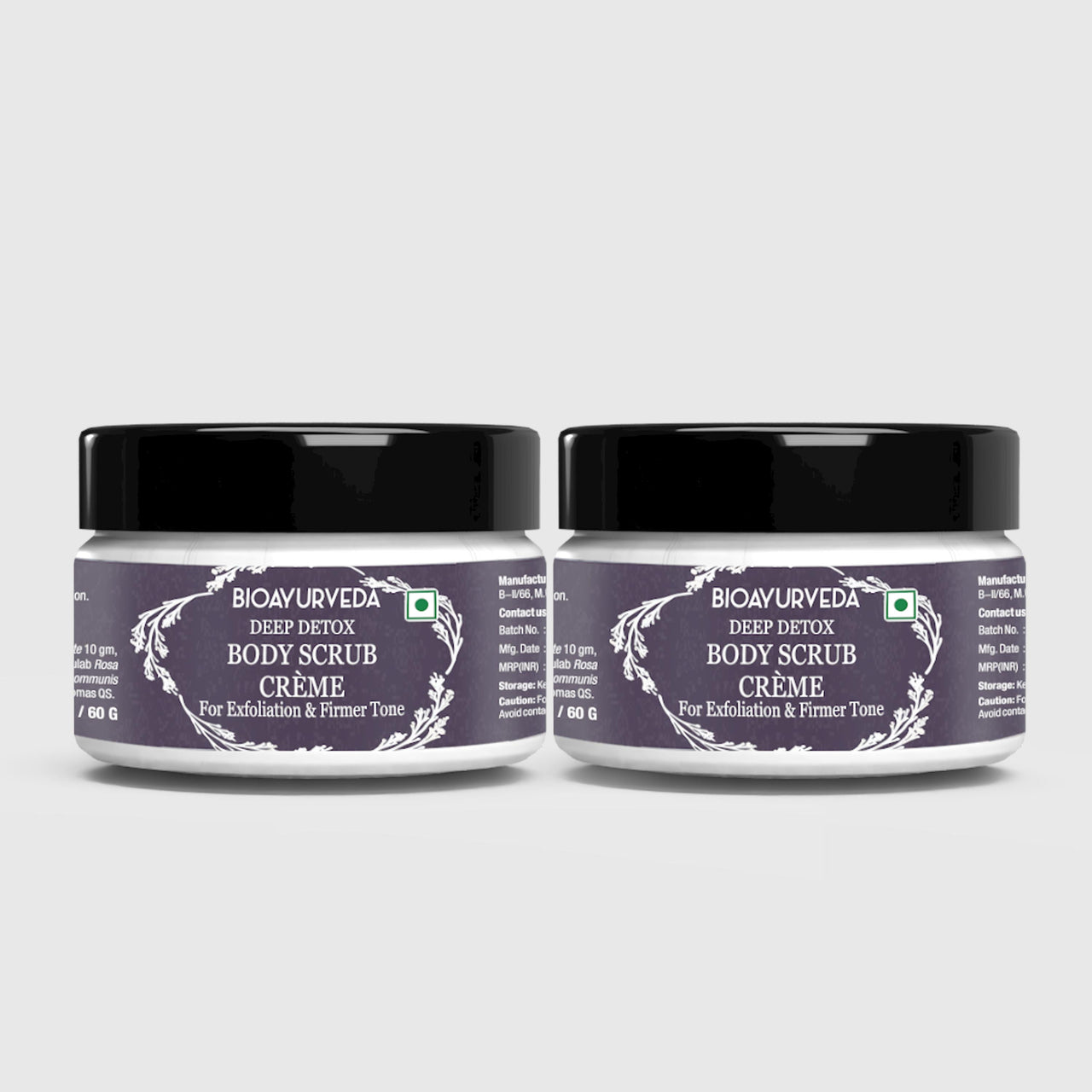 Detox Body Scrub Cream 60gm Combo