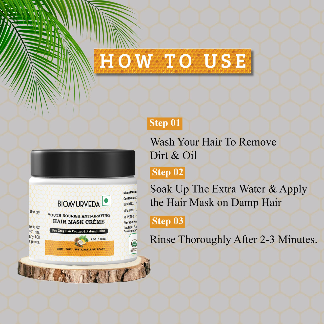 How to use Hair Mask Cream 120gm