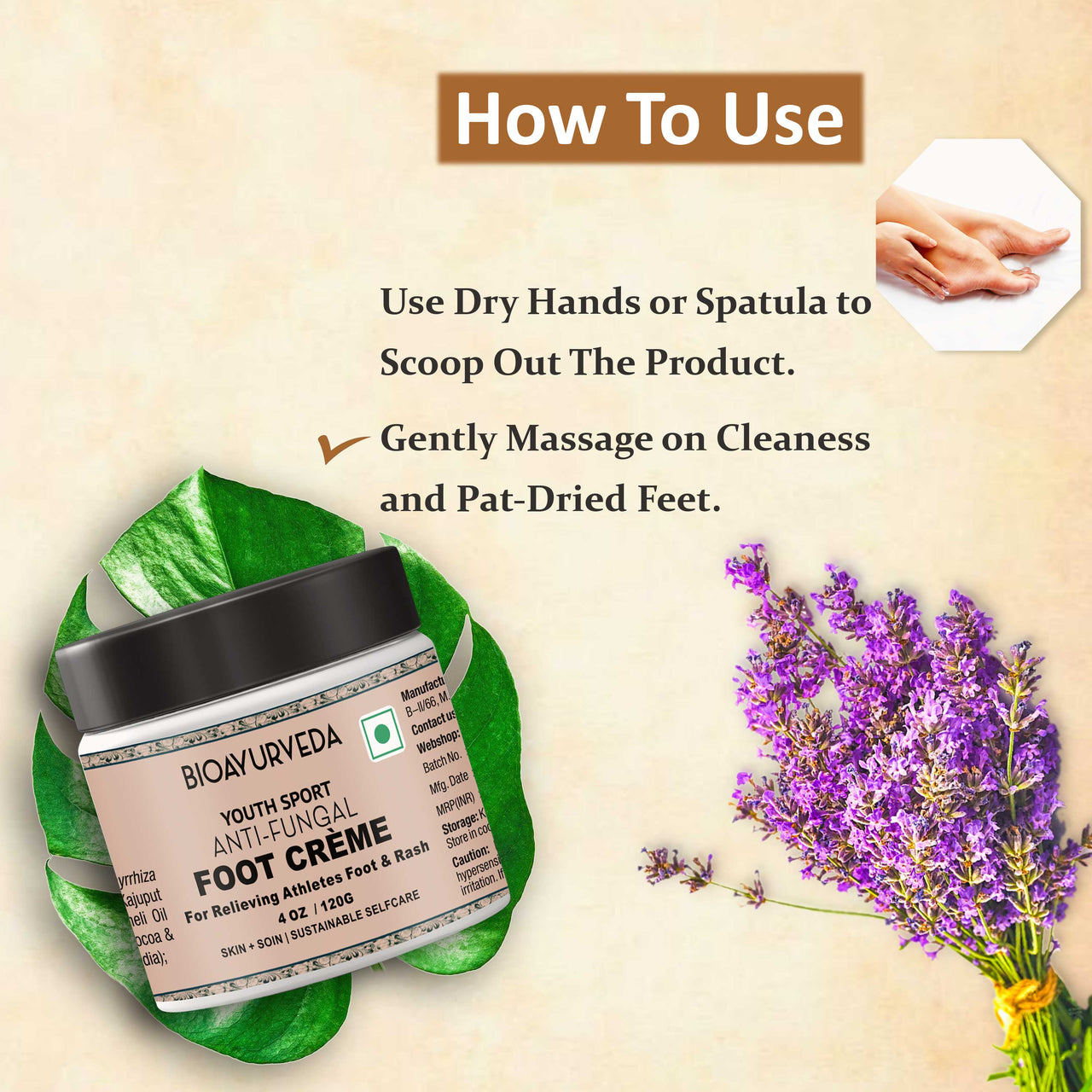How to use Fungal Foot Cream 120gm