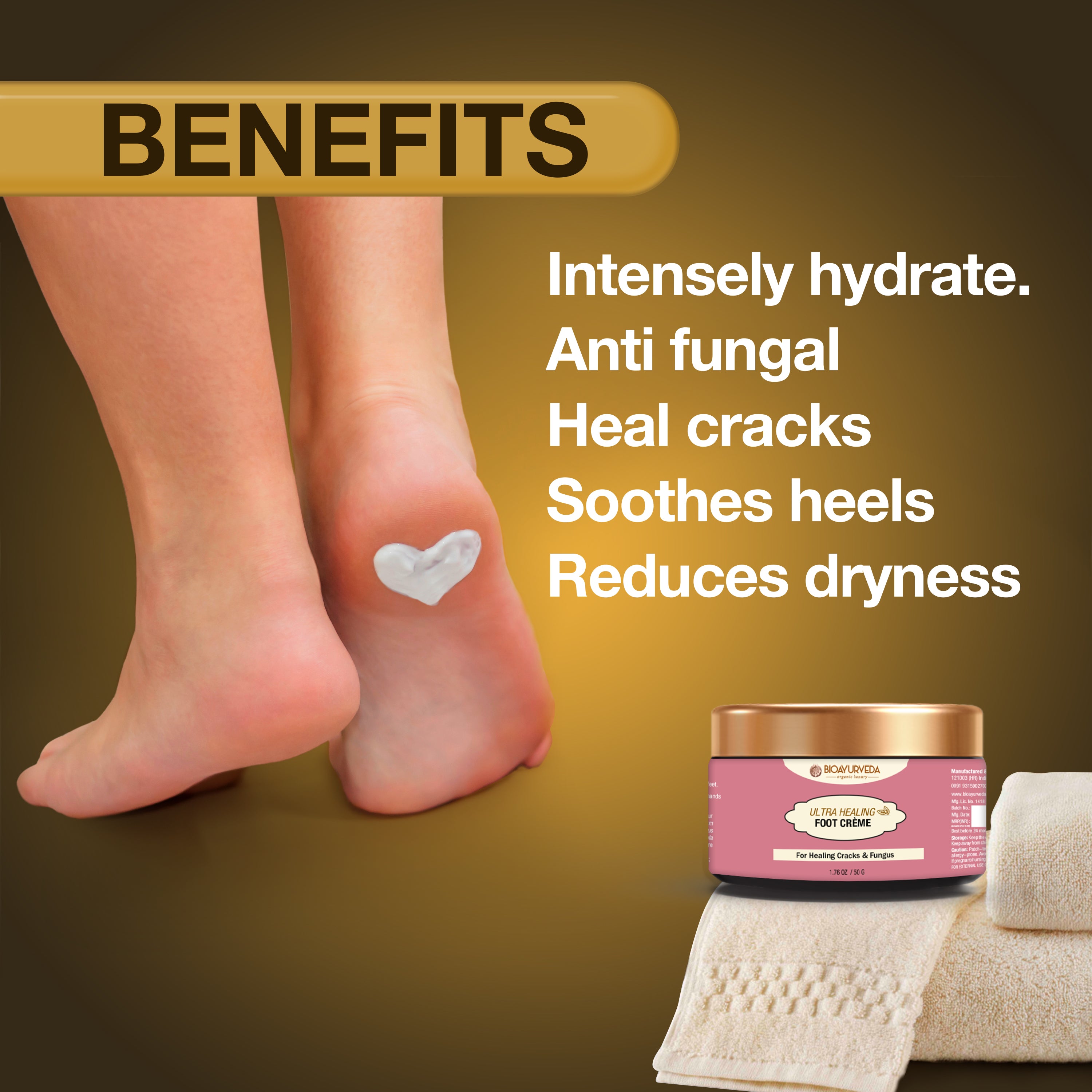 Heal Repair Cream | Repair Dry, Rough & Cracked Heels | Anu's Ayurveda