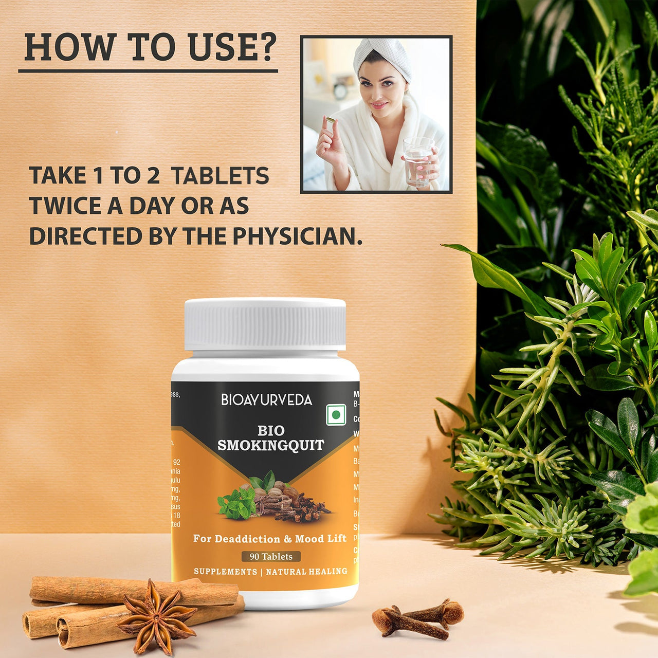 How to use Smoking Quit Tablet 90