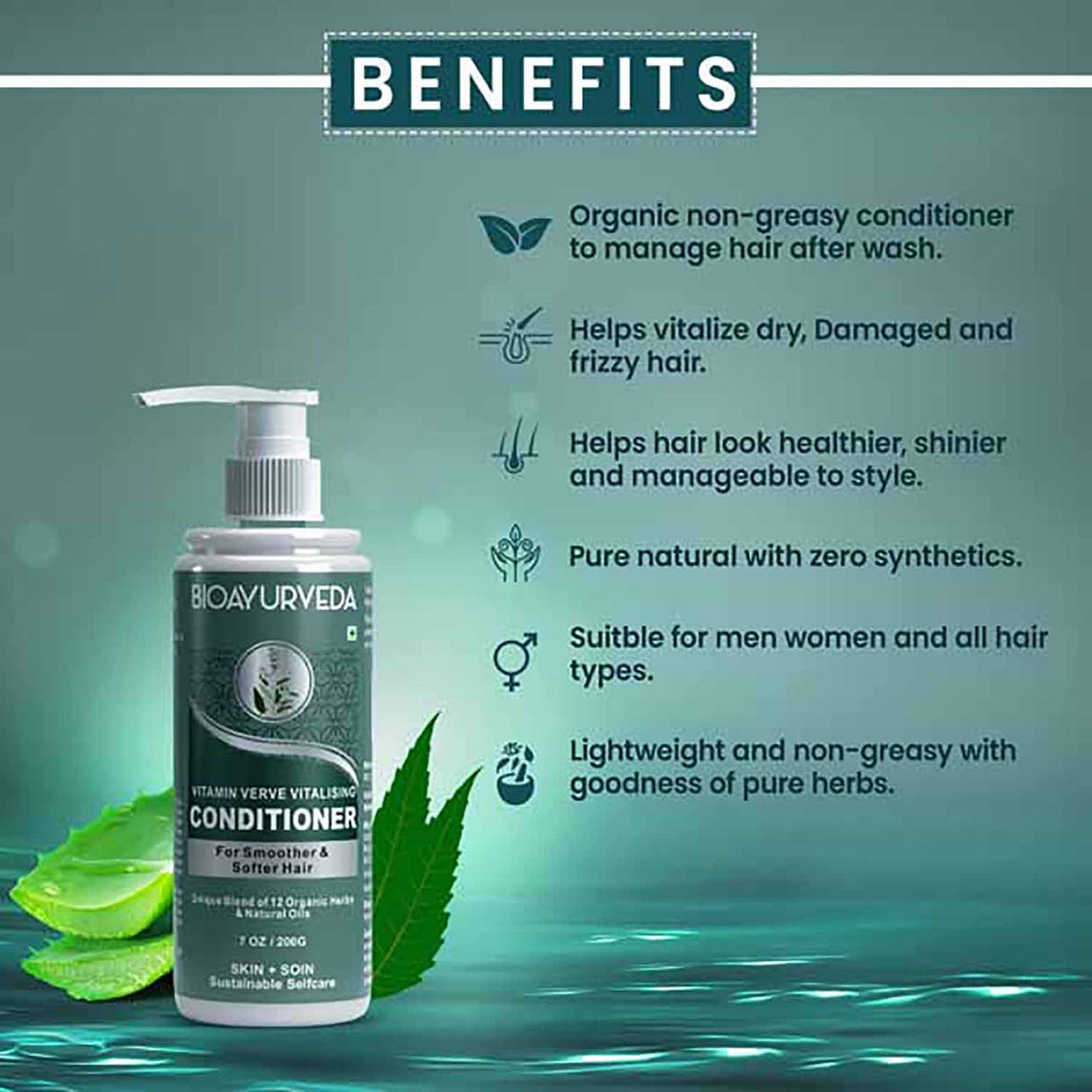 Benefits Smoother and Shofter Hair Conditioner