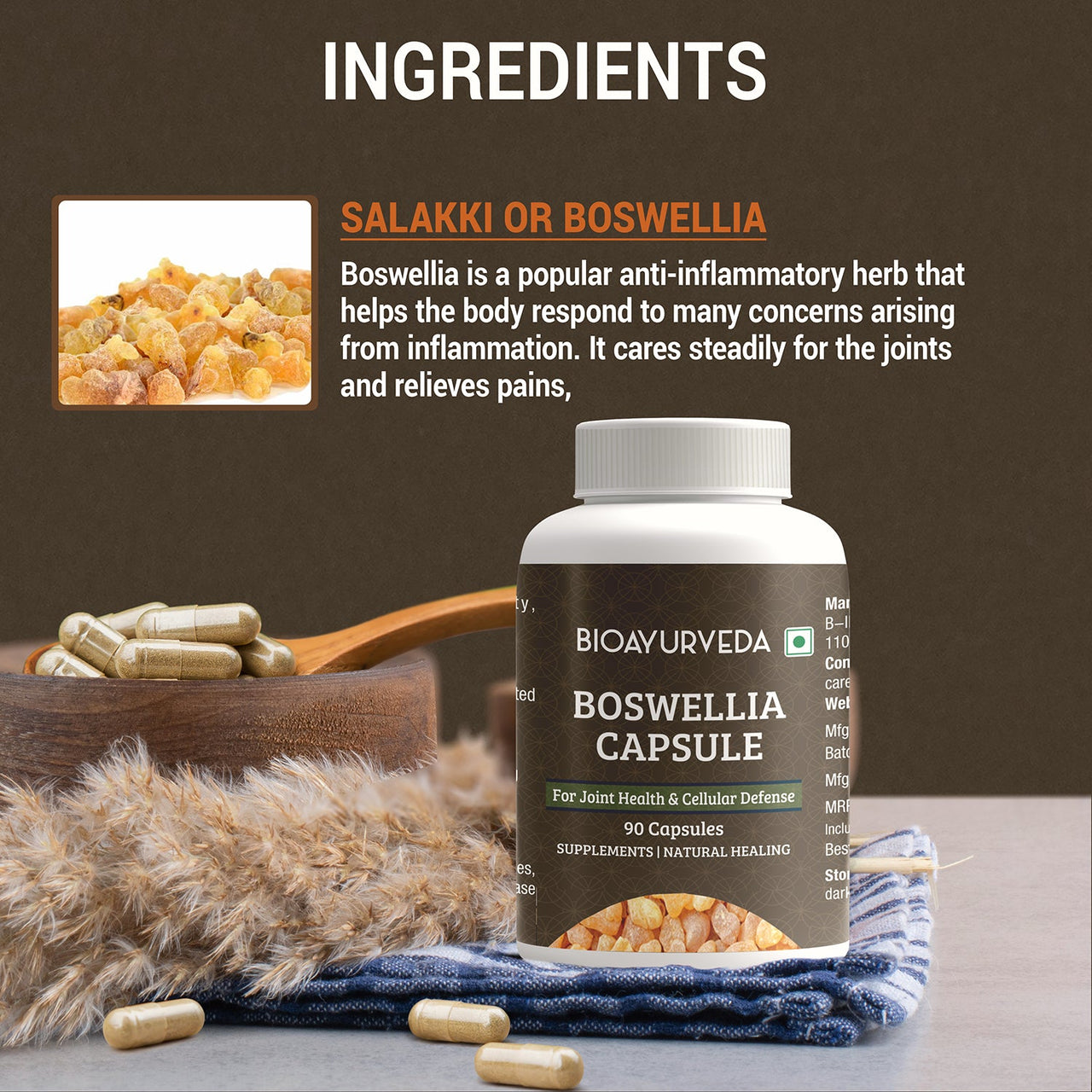 Boswellia Capsule Ingredients