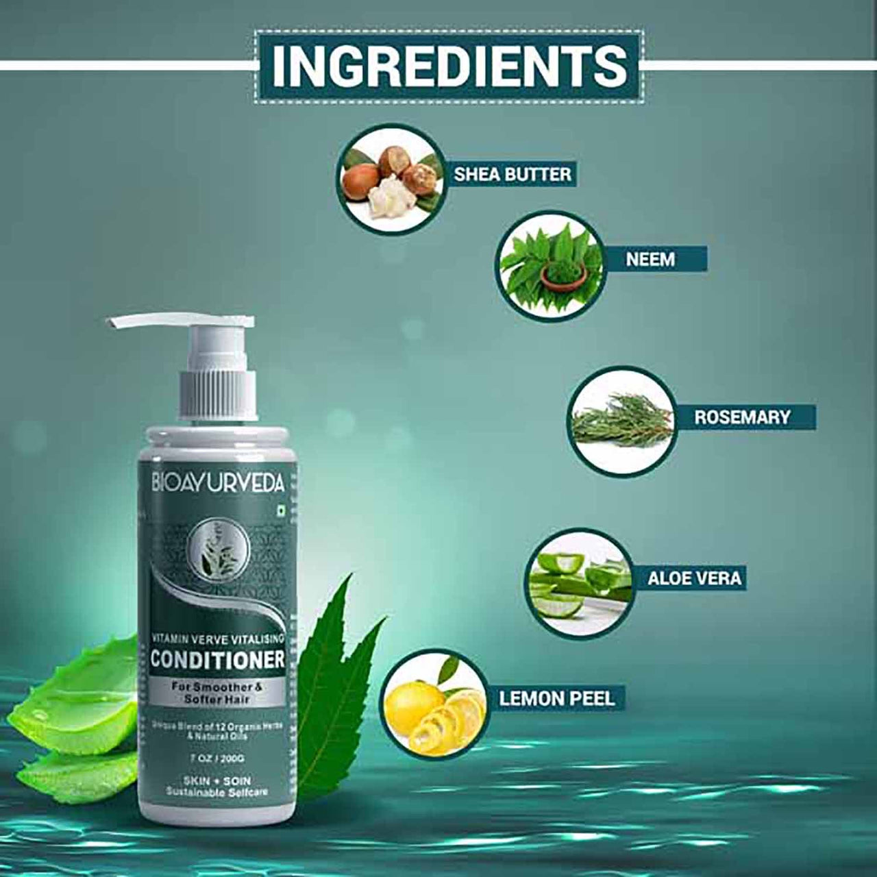 Ingredients Smoother and Shofter Hair Conditioner