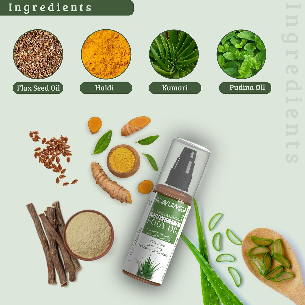 Anti-Inflammatory Protective Body Oil Ingredients