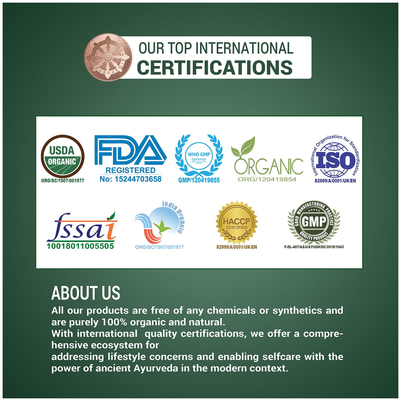 Certificates Infection Healing Cream