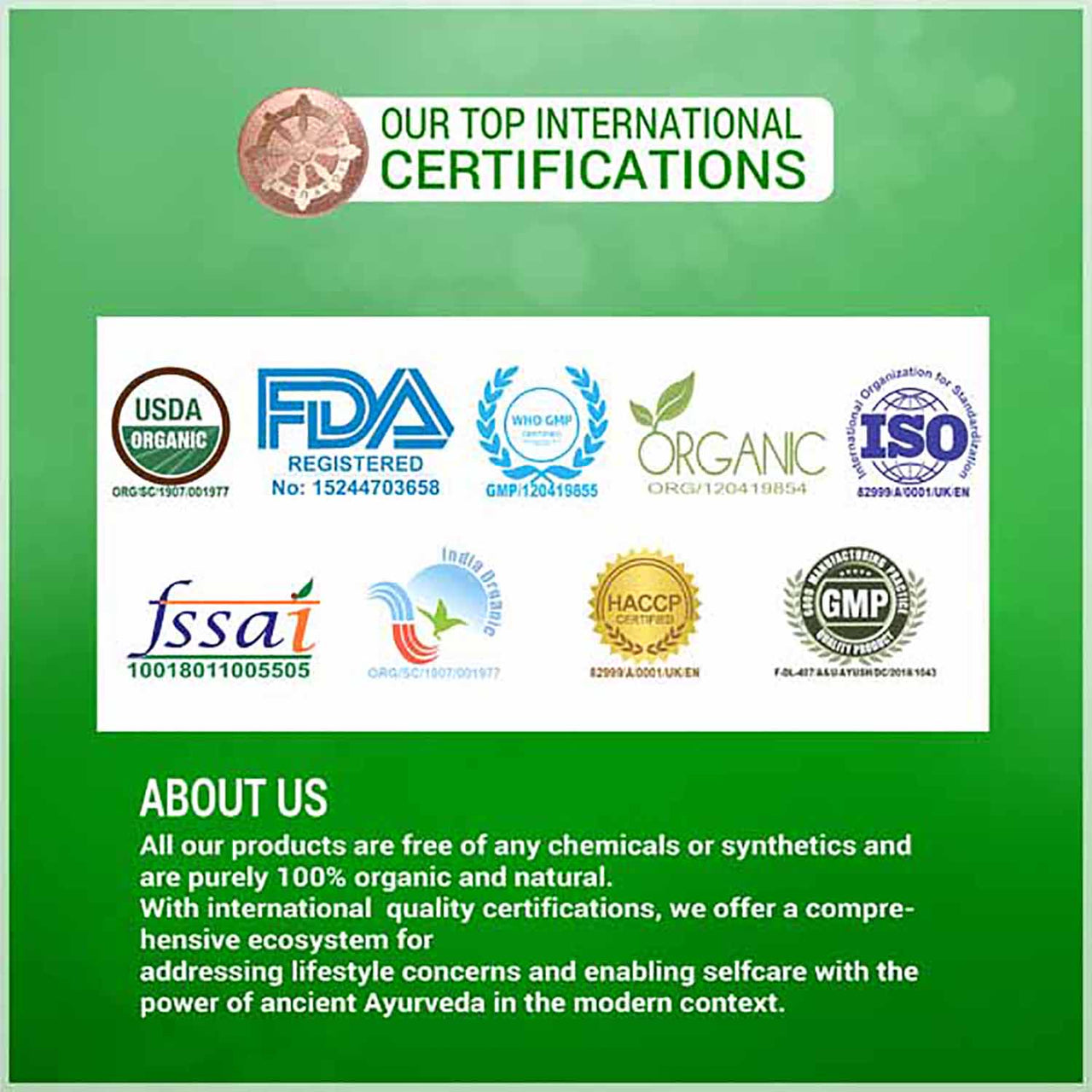 Certifications Of Youth Care Anti Dandruff Conditioner