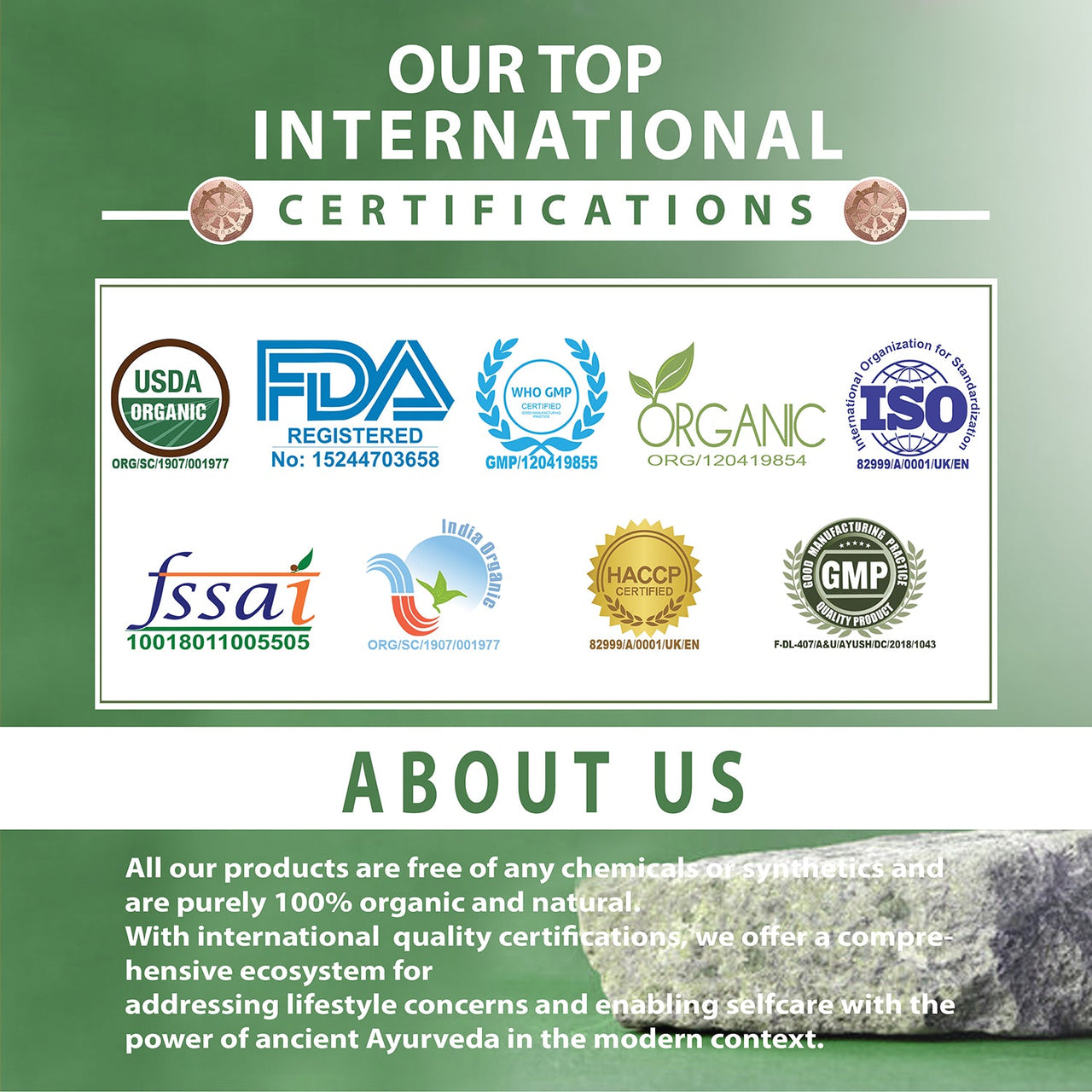 Certifications Of Bio Livoactive Tablet