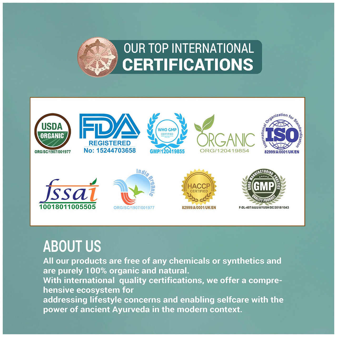 Certifications Of Bio Pilesrelief Tablet