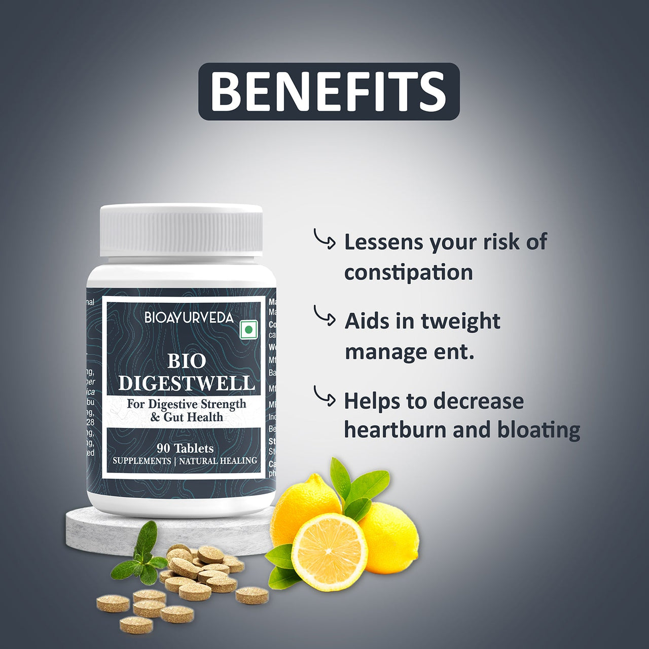 Benefits Bio Digestwell Tablet