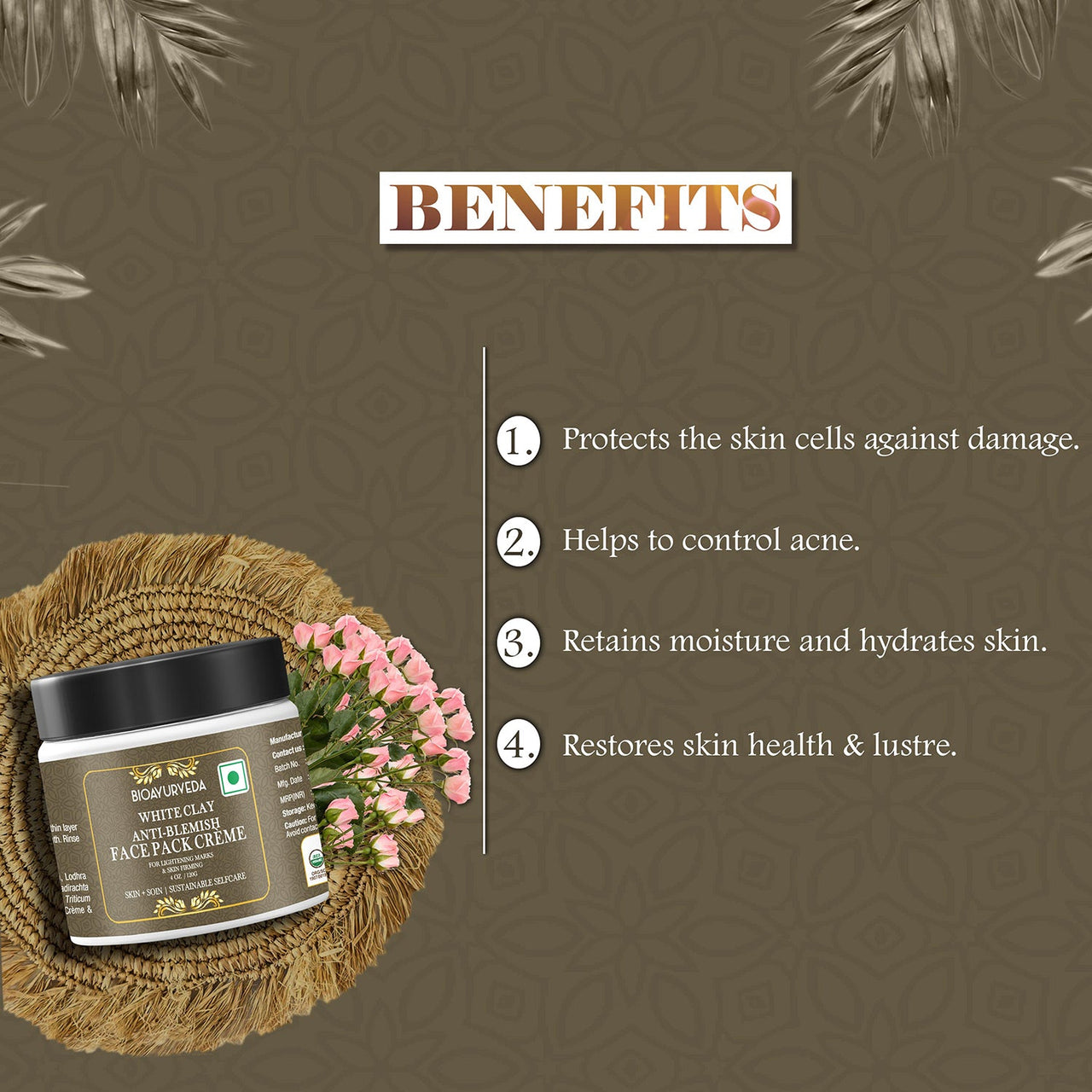 Benefits Of  Anti Blemish Face Pack Cream