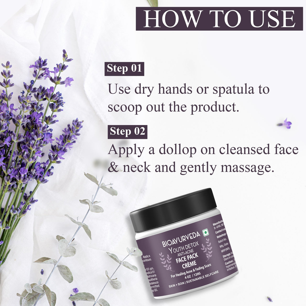 How To Apply Anti-Acne Face Pack Cream
