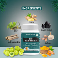 Thumbnail for Ingredients Of Bio Pain Relief Tablet