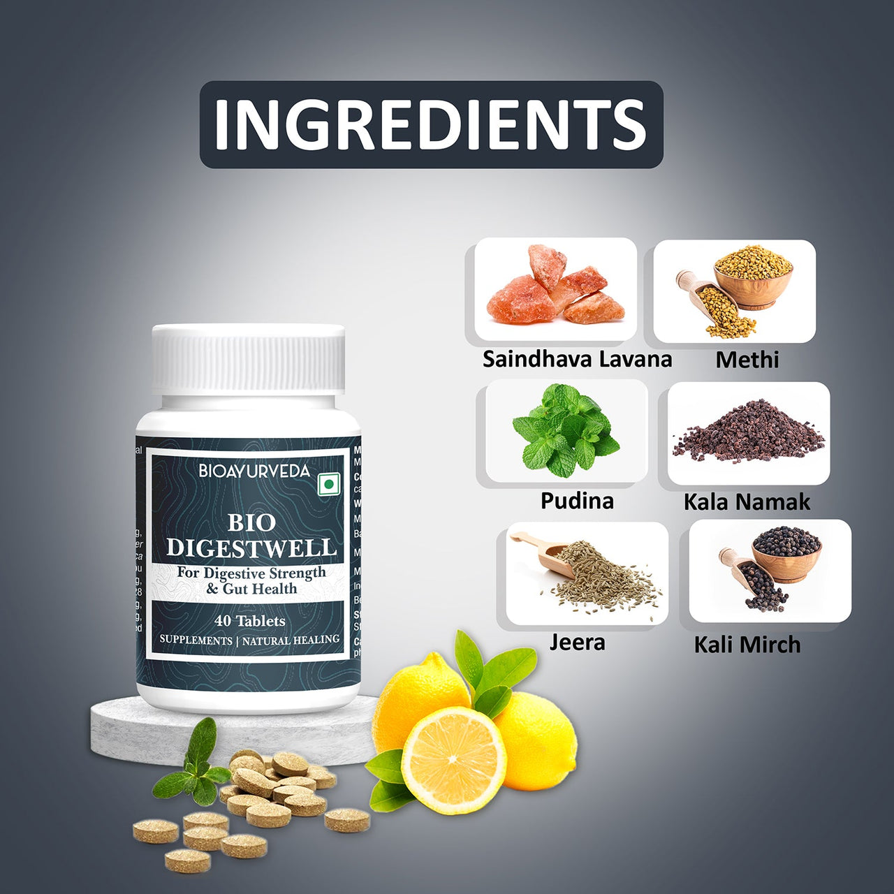 Bio Digestwell Tablet Ingredients