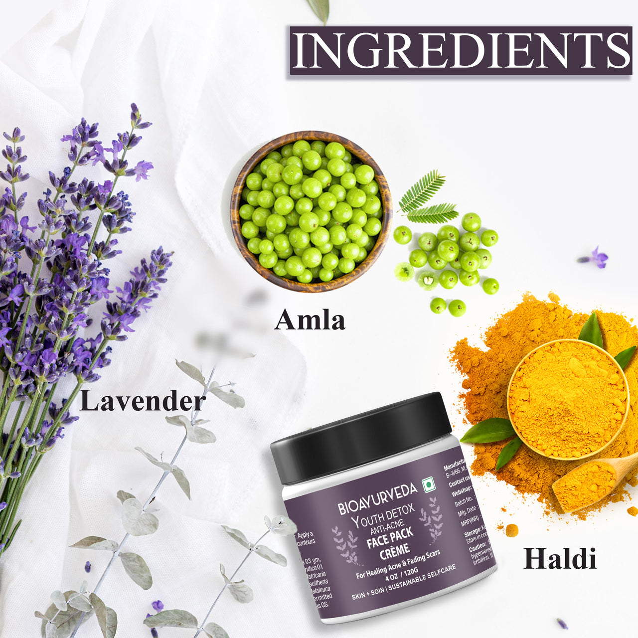 Ingredients Of Anti-Acne Face Pack Cream